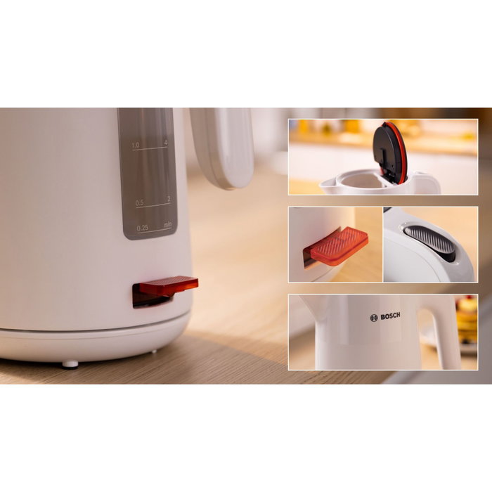 Bosch TWK2M161 MyMoment Bouilloire Blanche Mate