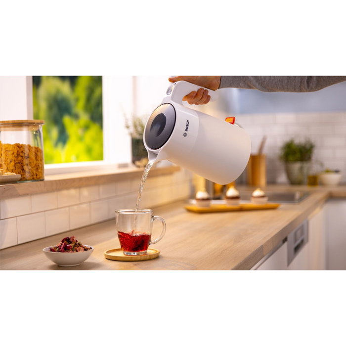 Bosch TWK2M161 MyMoment Bouilloire Blanche Mate