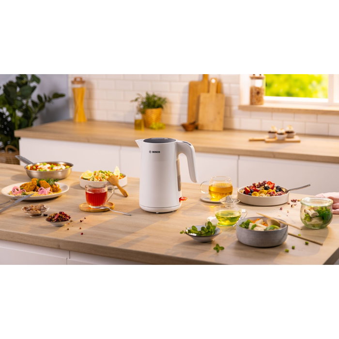 Bosch TWK2M161 MyMoment Bouilloire Blanche Mate