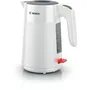 Bosch TWK2M161 MyMoment Bouilloire électrique 1.7L 2400W Blanche Mate, indicateur de tasses, niveau d'eau visible, filtre anti-calcaire, arrêt automatique