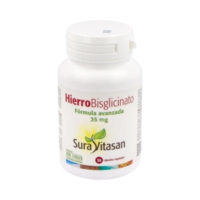 SURA VITASAN Hierro Bisglicinato 30 capsules