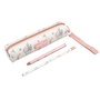 Bonjour Marie Set de papeterie Les Aristochats Disney - Porte-tout avec stylo et crayon - 24,2x8,8x4,8 cm - Poids 103 g