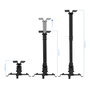 Tooq Pj2012T Support Projecteur Plafond Noir 20kg Inclinable