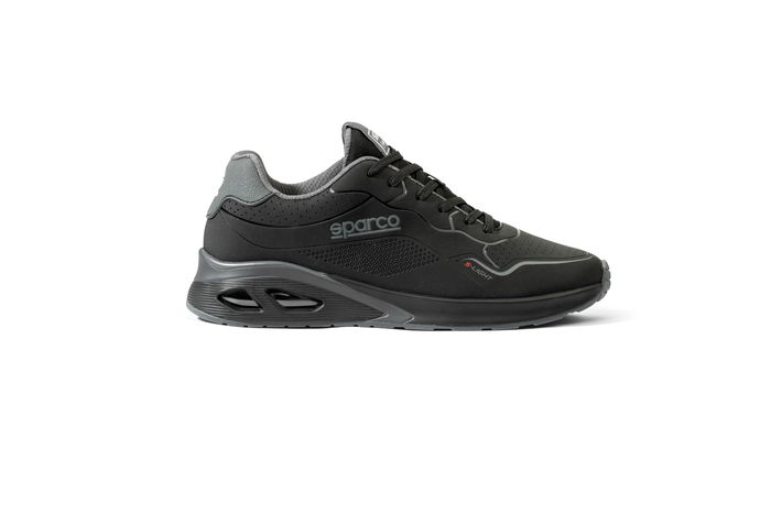 Sparco SBMB0003B0K11038 Zapatillas S-Light Noir-Gris Taille 38 Chaussures Sport Respirantes Semelle Ergonomique