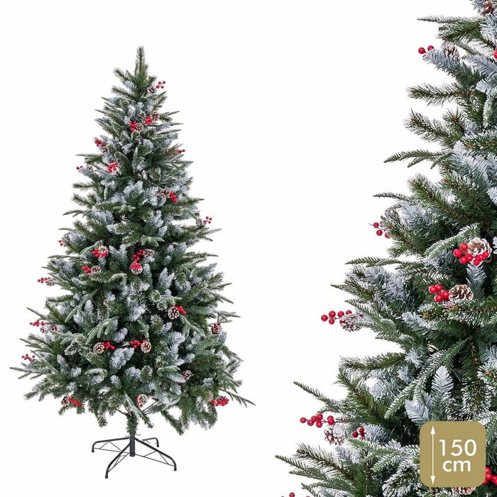 BigBuy Home Sapin de Noël PVC Enneigé 60 x 60 x 150 cm BigBuy Home Sapin de Noël PVC Enneigé 60 x 60 x 150 cm