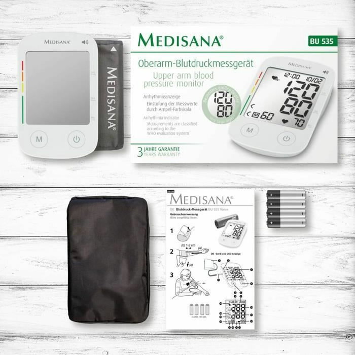 Medisana Tensiomètre de bras parlant BU 535/51179