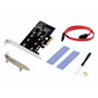 Conceptronic EMRICK04B Adaptateur PCIe 2-en-1 pour 2x SSD M.2