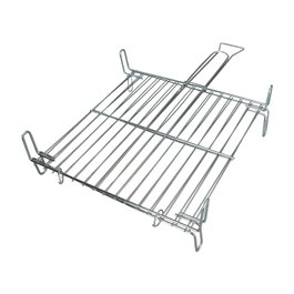 SATURNIA Grille de barbecue double Nº 5 45x45 cm. chromée