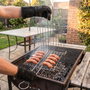SATURNIA Grille de barbecue double Nº 5 45x45 cm. chromée