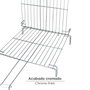 SATURNIA Grille de barbecue double Nº 5 45x45 cm. chromée