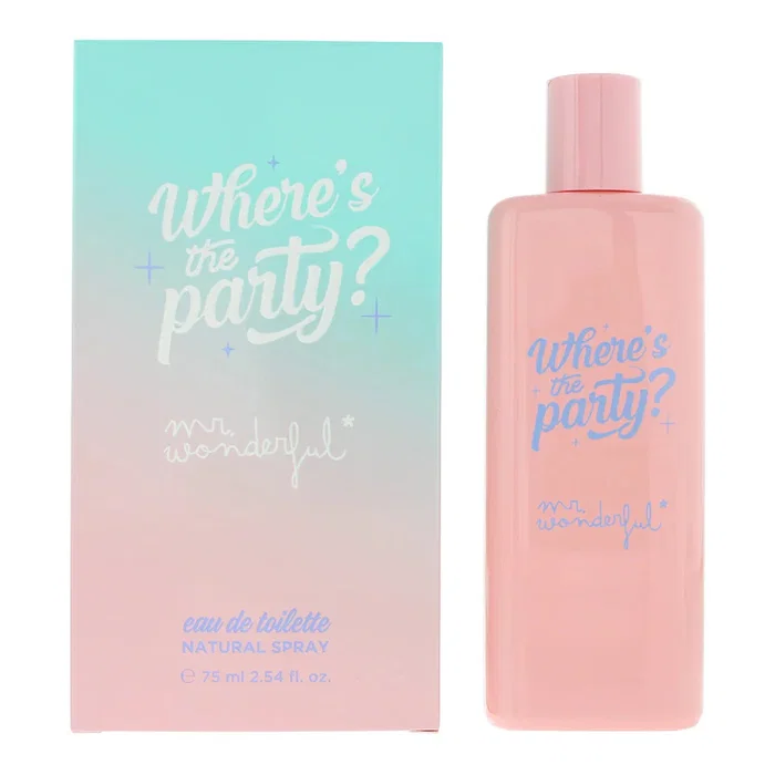 Mr Wonderful Where's The Party? Eau de Toilette pour femme 75 ml