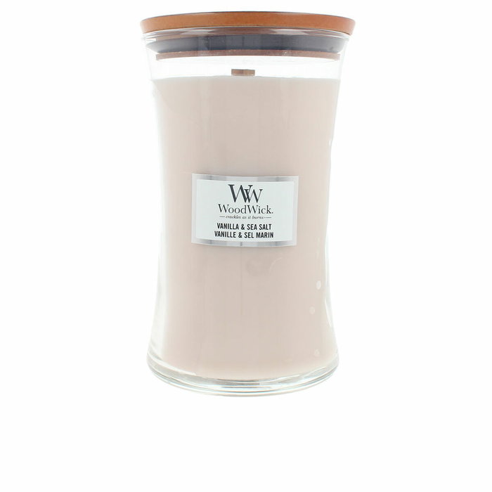 Woodwick Bougie Vanille & Sel Marin 609 g