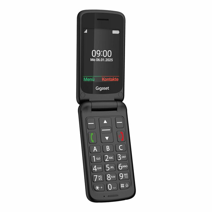 Téléphone portable pour personnes âgées Gigaset GL595 Noir 2,8"