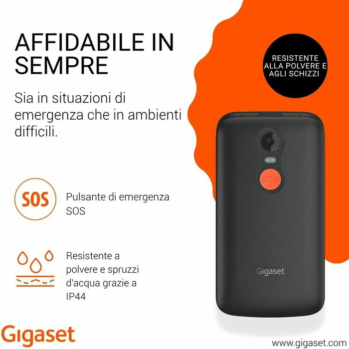 Gigaset GL595 Noir 2,8 pouces Gigaset GL595 Noir 2,8 pouces
