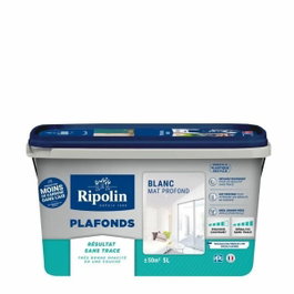 Ripolin Peinture plafond Xpro3 Blanc mat 5 l
