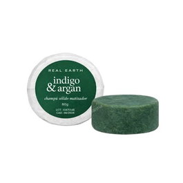 REAL EARTH STORIES Shampooing Solide Matizador - Indigo & Argan