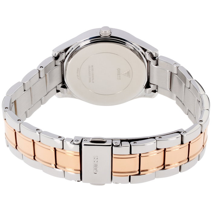Guess W0985L3 Greenwich Argenté et Rose