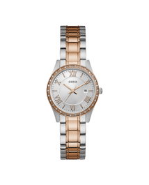Guess W0985L3 Greenwich Argenté et Rose