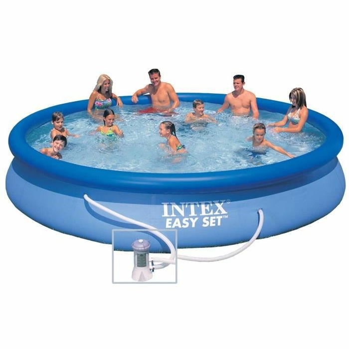 Intex Piscine ronde autoportée Easy Set Ø 457 x 84 cm Intex Piscine ronde autoportée Easy Set Ø 457 x 84 cm