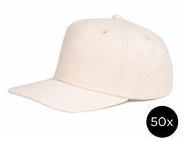 Innspiro Pack de 50 casquettes en coton pour adulte 58 cm