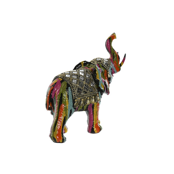 Figurine Décorative Home ESPRIT Multicouleur Résine Eléphant 21,5 x 8,5 x 19,5 cm Figurine Décorative Home ESPRIT Multicouleur Résine Eléphant 21,5 x 8,5 x 19,5 cm