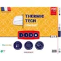Dodo Couette tempérée THERMIC TECH 250 g/m², enveloppe polyester doux, fibre THERMIC DUV, 200 x 200 cm, Blanc