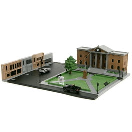 JADA TOYS Réplique Diorama Plaza de la Corte de Hill Valley Regreso al Futuro