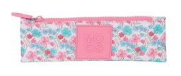 Safta Portatodo Flores 20x6x1 cm, porte-tout étroit en matériau recyclé, âge recommandé 3 ans, espagnol
