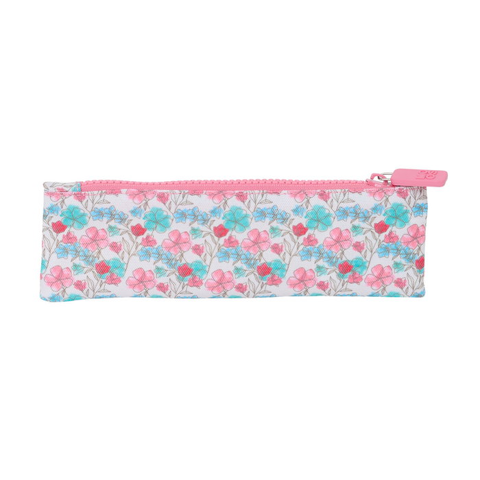 Trousse d'écolier Safta Flores 20 x 6 x 1 cm