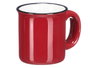 Vessia Tasse à café 90 ml anse noire couleurs sombres assorties 9x6x6 cm (Set de 48)