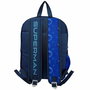 Sac à dos Superman DC Comics 40 cm en polyester, compartiments multiples, porte-bouteille, réglable et adaptables aux chariots