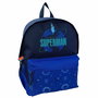 Sac à dos Superman DC Comics 40 cm en polyester, compartiments multiples, porte-bouteille, réglable et adaptables aux chariots
