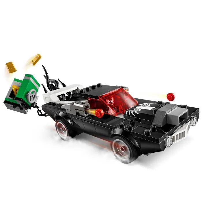 LEGO 76309 Marvel Spider-Man contre le bolide de Venom - Jouet de construction pour enfants des 7 ans - 3 minifigurines et voiture à construire