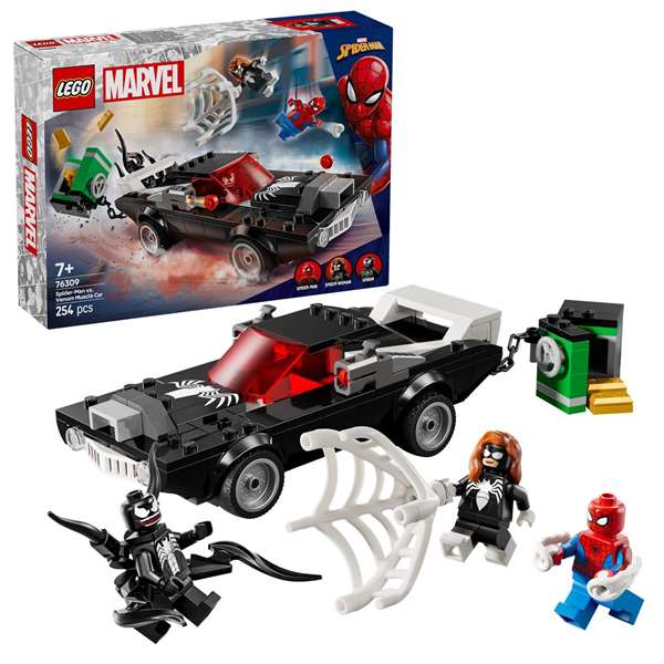 LEGO Marvel 76309 Spider-Man contre le bolide de Venom