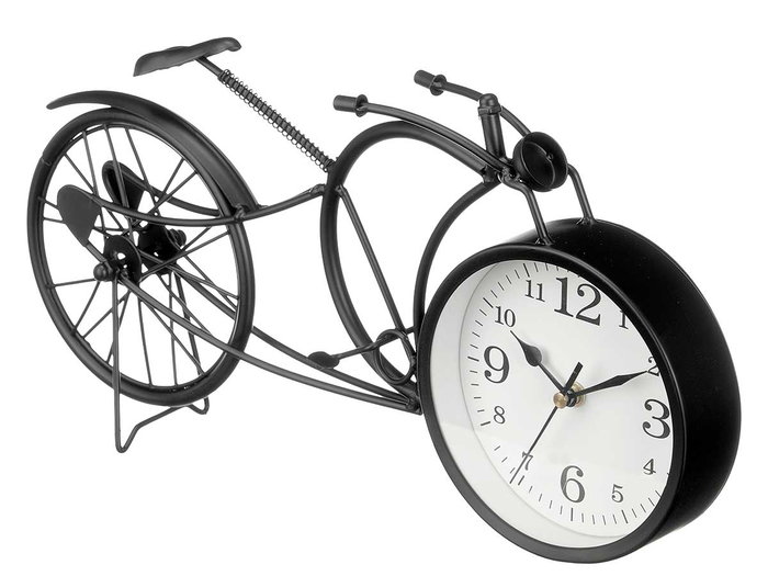 Giftdecor Horloge Forge Vélo Noir Métal 40x19.5x7 cm (Set de 4) Giftdecor Horloge Forge Vélo Noir Métal 40x19.5x7 cm (Set de 4)