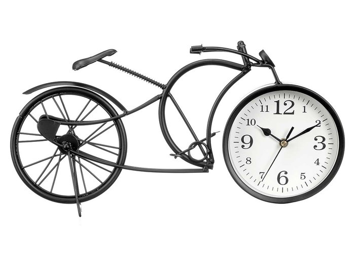 Giftdecor Horloge Forge Vélo Noir Métal 40x19.5x7 cm (Set de 4) Giftdecor Horloge Forge Vélo Noir Métal 40x19.5x7 cm (Set de 4)