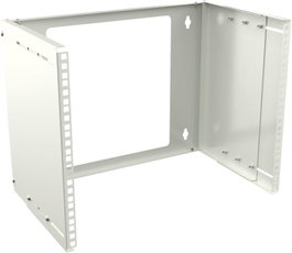 Lanview Support de rack mural 19 pouces 8U à profondeur réglable