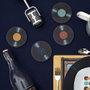 Home Deco Factory Set de 4 posavasos forme vinyle 10 cm