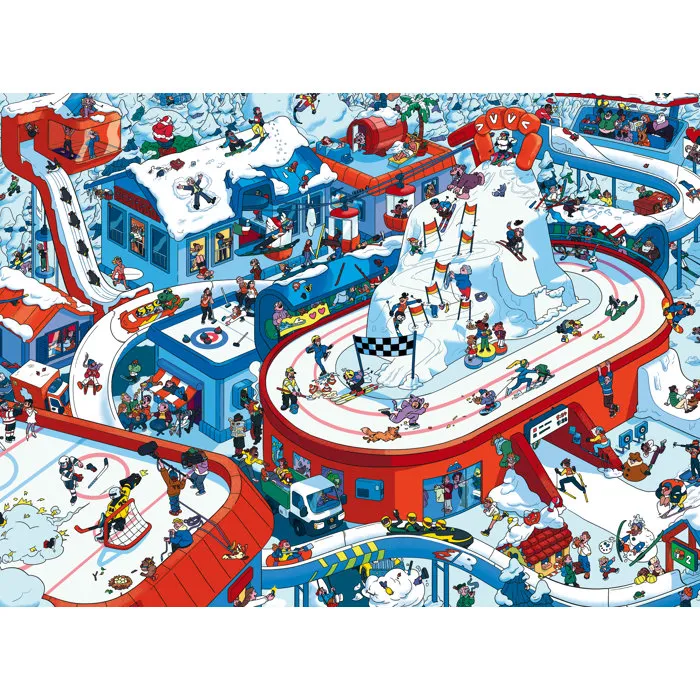 Ravensburger Puzzle Enfant 200 pièces XXL Sports d'Hiver 12004265 - Dès 8 ans Ravensburger Puzzle Enfant 200 pièces XXL Sports d'Hiver 12004265 - Dès 8 ans