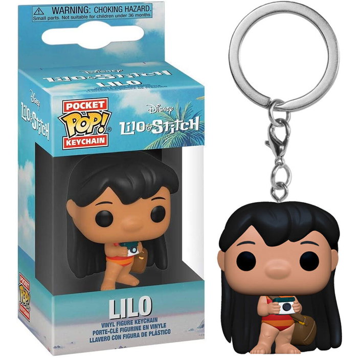 FUNKO Porte-clés Pocket POP Disney Lilo et Stitch Lilo avec appareil photo