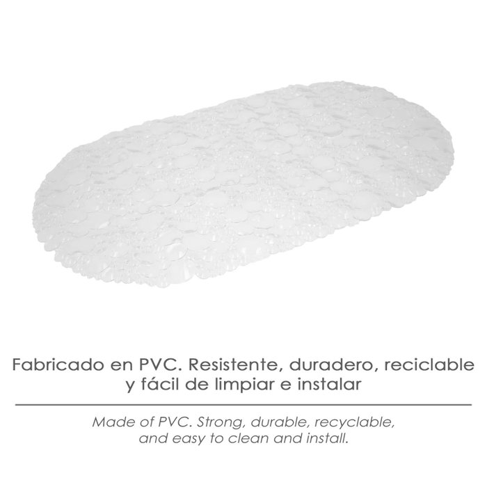 ORYX Tapis de baignoire antidérapant 67x38cm en PVC ORYX Tapis de baignoire antidérapant 67x38cm en PVC