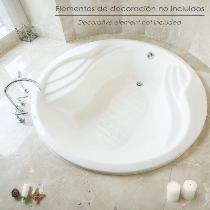 ORYX Tapis de baignoire antidérapant 67x38cm en PVC ORYX Tapis de baignoire antidérapant 67x38cm en PVC