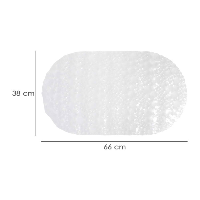 ORYX Tapis de baignoire antidérapant 67x38cm en PVC ORYX Tapis de baignoire antidérapant 67x38cm en PVC