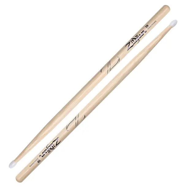 Zildjian Baquetas 5B Hickory Natural Nylon 40.64cm Zildjian Baquetas 5B Hickory Natural Nylon 40.64cm