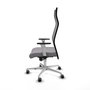 Piqueras y Crespo Chaise de Bureau Albacete Gris et Noir