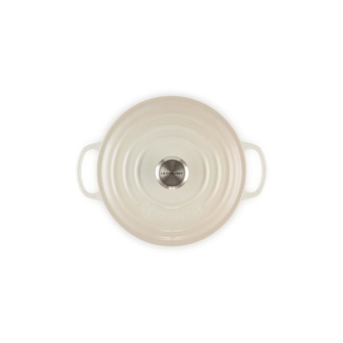 Le Creuset Signature Roaster Cocotte ronde 20cm Meringue Le Creuset Signature Roaster Cocotte ronde 20cm Meringue