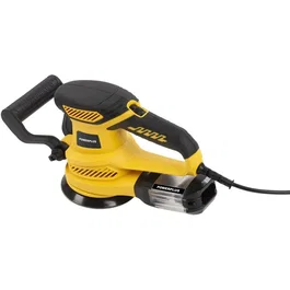 Powerplus POWX04710 - Ponceuse excentrique 450W Ø125 mm avec système auto-agrippant, bac récupération poussière, 13000 min⁻¹, mallette de rangement incluse