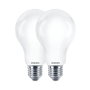 Philips Pack de 2 Ampoules LED E27 8,5 W 1055 lm 2700 K Lumière Chaude