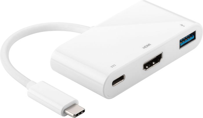 MicroConnect Adaptateur multiport USB-C 3.2 Gen 1 avec HDMI et USB 3.0, 0,20 m MicroConnect Adaptateur multiport USB-C 3.2 Gen 1 avec HDMI et USB 3.0, 0,20 m