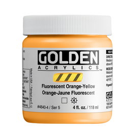 Golden Heavy Body Colors Fluorescentes Orange-Jaune Fluorescent 118 ml